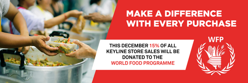 KEYLINE USA DONATES 15% OF DECEMBER ONLINE SALES TO WORLD FOOD PROGRAMME