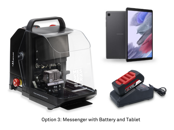 Messenger Portable Machine - For edge cut, laser, and dimple keys ...